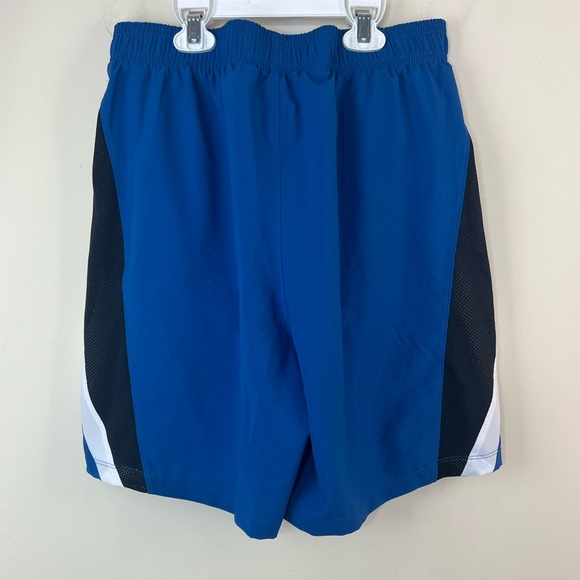 Under Armour Blue Mesh Lined Running Shorts, Medium - Picture 4 of 6